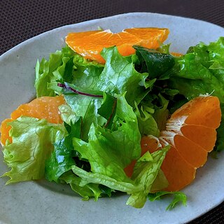 冬☆みかんのフルーツサラダ☆オレンジサラダ